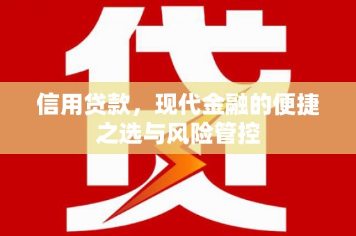 德钦信用贷款，现代金融的便捷之选与风险管控