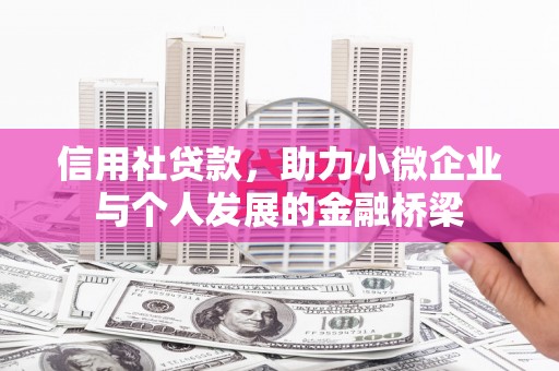 德钦信用社贷款，助力小微企业与个人发展的金融桥梁