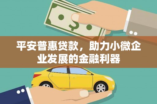 德钦平安普惠贷款，助力小微企业发展的金融利器