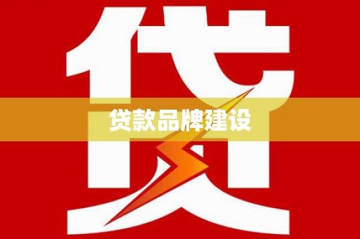 德钦贷款品牌建设