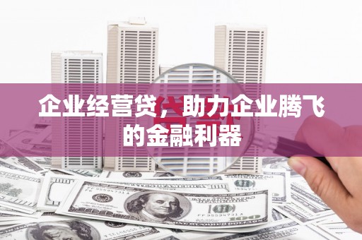 德钦企业经营贷，助力企业腾飞的金融利器