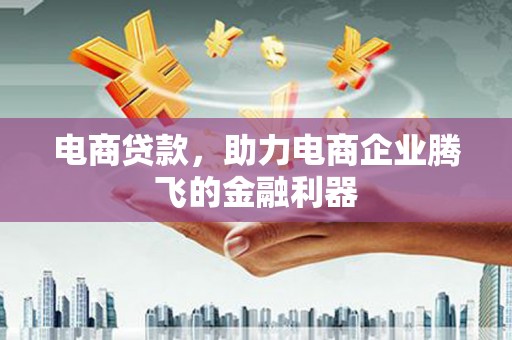 德钦电商贷款，助力电商企业腾飞的金融利器