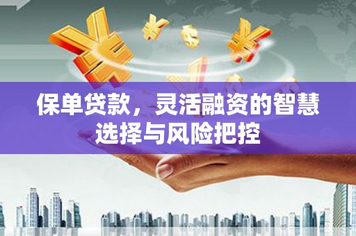 德钦保单贷款，灵活融资的智慧选择与风险把控