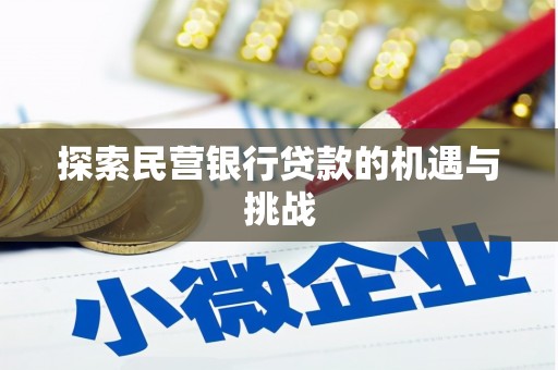 德钦探索民营银行贷款的机遇与挑战