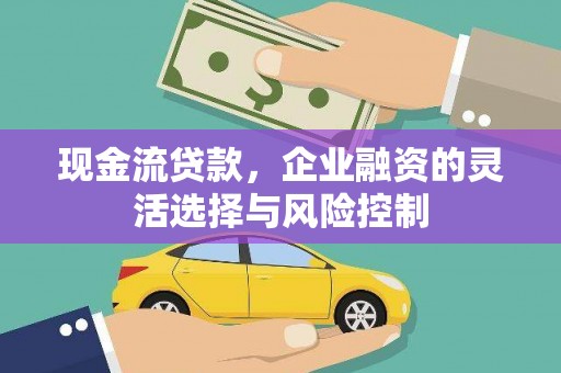德钦现金流贷款，企业融资的灵活选择与风险控制