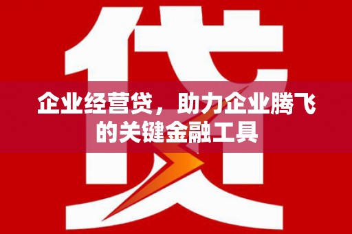 德钦企业经营贷，助力企业腾飞的关键金融工具