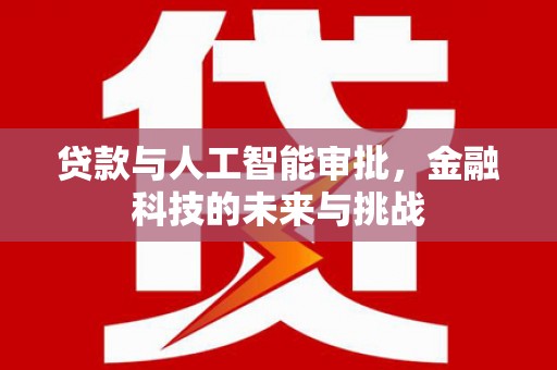 德钦贷款与人工智能审批，金融科技的未来与挑战