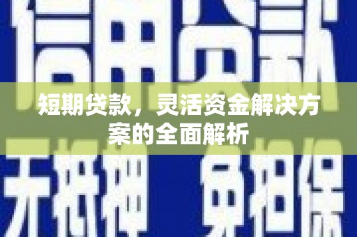 德钦短期贷款，灵活资金解决方案的全面解析