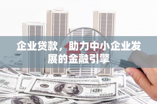 德钦企业贷款，助力中小企业发展的金融引擎