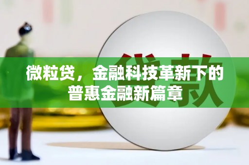德钦微粒贷，金融科技革新下的普惠金融新篇章
