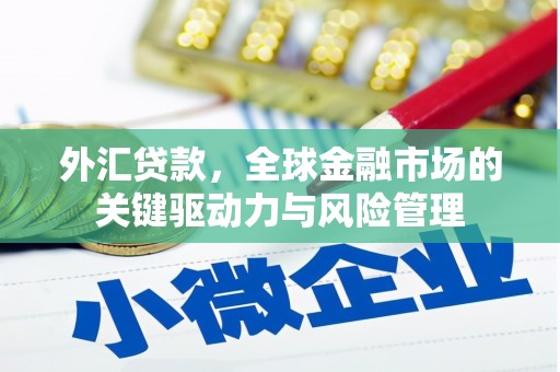 德钦外汇贷款，全球金融市场的关键驱动力与风险管理