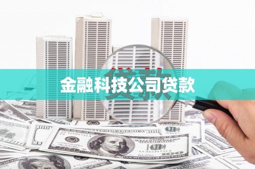 德钦金融科技公司贷款