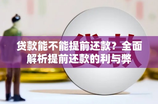 德钦贷款能不能提前还款？全面解析提前还款的利与弊
