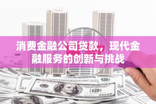 德钦消费金融公司贷款，现代金融服务的创新与挑战