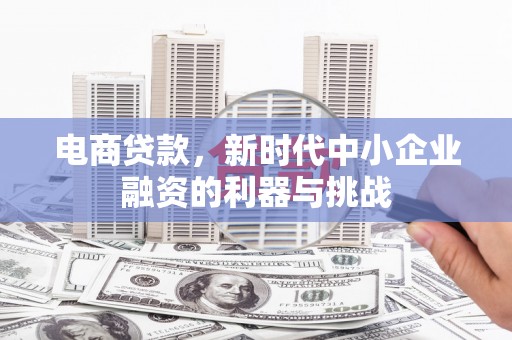 德钦电商贷款，新时代中小企业融资的利器与挑战