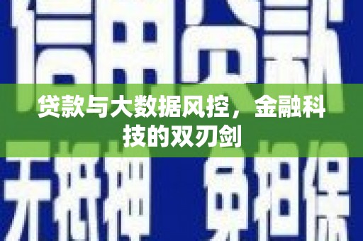 德钦贷款与大数据风控，金融科技的双刃剑