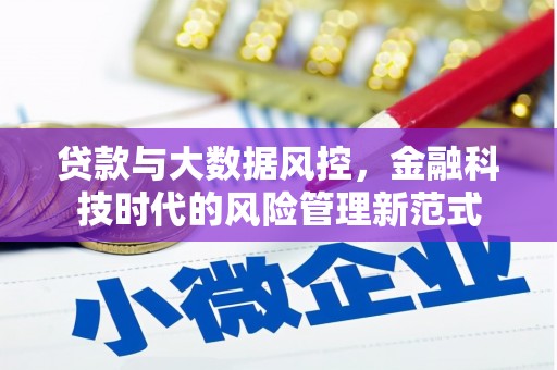 德钦贷款与大数据风控，金融科技时代的风险管理新范式