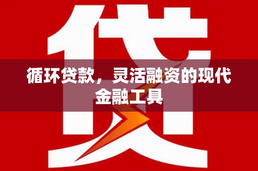 德钦循环贷款，灵活融资的现代金融工具