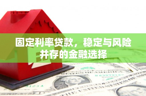 德钦固定利率贷款，稳定与风险并存的金融选择