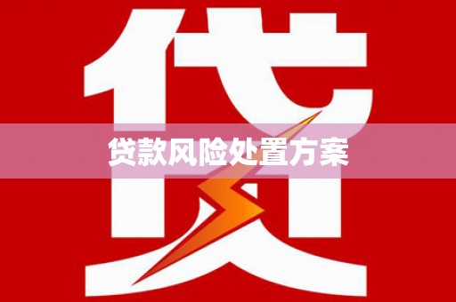 德钦贷款风险处置方案