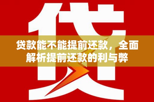 德钦贷款能不能提前还款，全面解析提前还款的利与弊