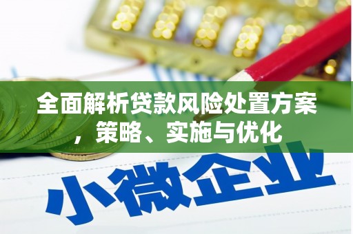 德钦全面解析贷款风险处置方案，策略、实施与优化