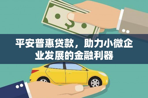 德钦平安普惠贷款，助力小微企业发展的金融利器