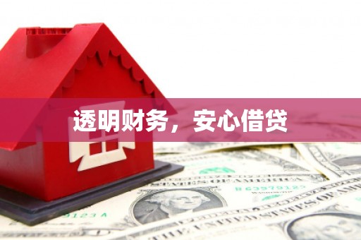 德钦透明财务，安心借贷