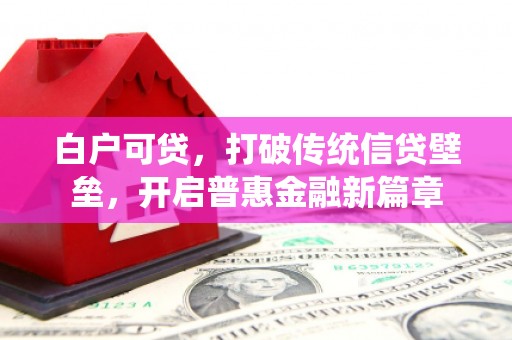 德钦白户可贷，打破传统信贷壁垒，开启普惠金融新篇章